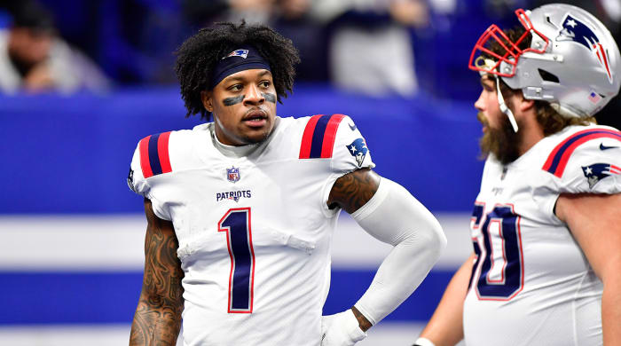 N’Keal Harry with the Patriots.